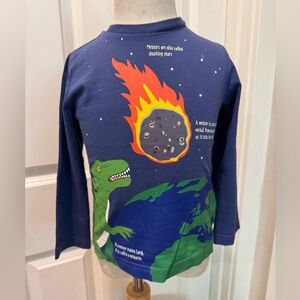 Mini Boden 2-:Y Long Sleeve Shirt - Blue